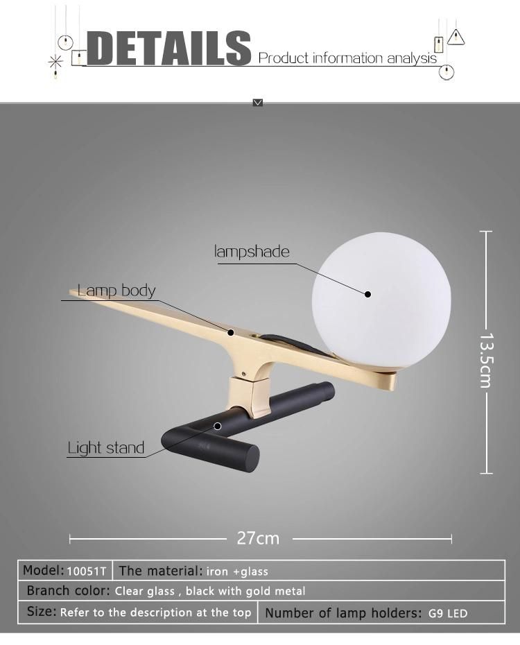Modern Fancy Decorative Indoor Reading Lighting LED Table Lamp