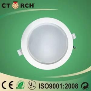 Ctorch New Design Aluminum Plastic Housing 12W Cool White Recessed LED Downlight