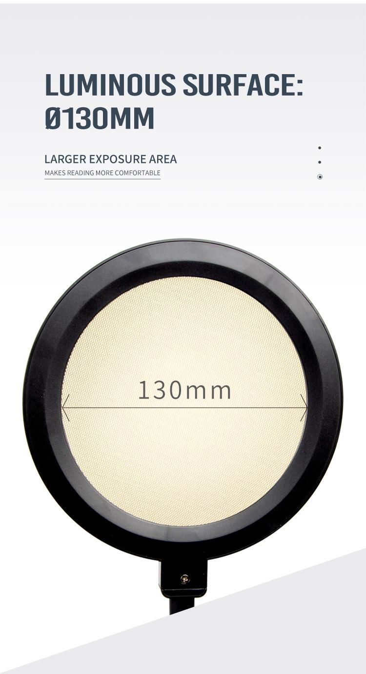 Encoder Knob Switch Stepless Dimming LED Table Lamp High Brightness Desk Lamp Big Table Light with Pomadoro Technique Mode