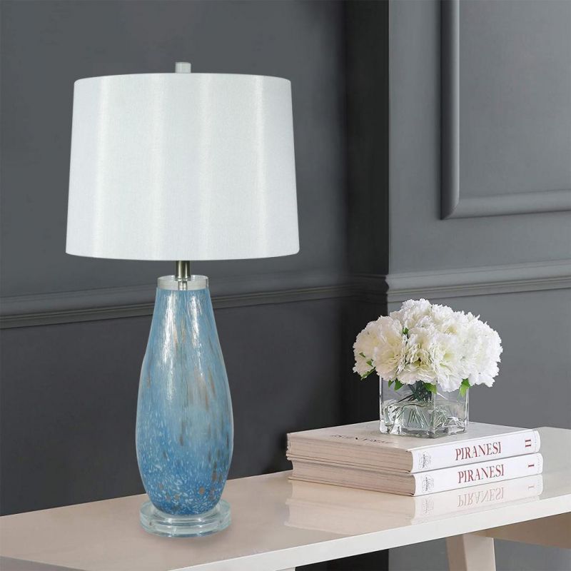 Simple and Modern Nordic Living Room Gourd Glass Table Lamp Designer American Model Room Study Bedroom Bedside Decoration Table Lamp Floor Lamp