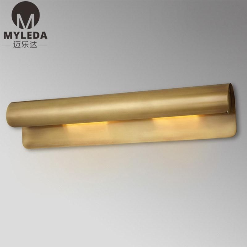 Solid Brass Hand Polished Brass Sconce Wall Light