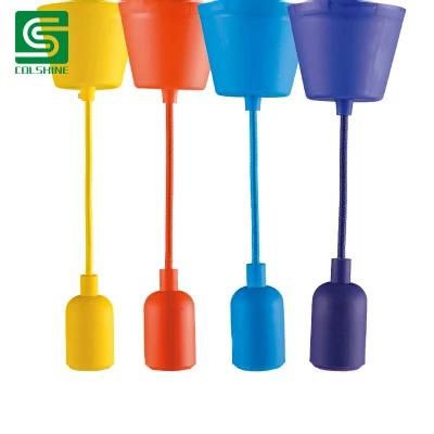 Silicone Combined with Plastic Pendant Light E27 Base Bulb