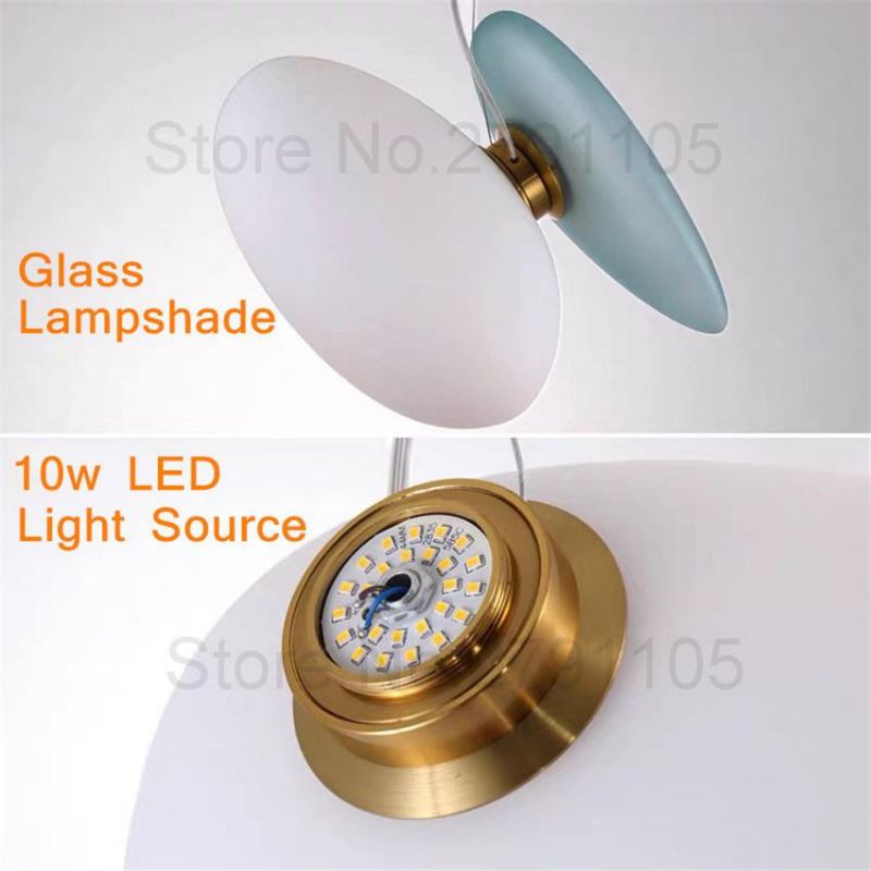 Post Modern 4 Colors Style Designer Pendant Lamp Special Shaped LED Glass Lamp Living Room Pendant Lamp (WH-AP-180)