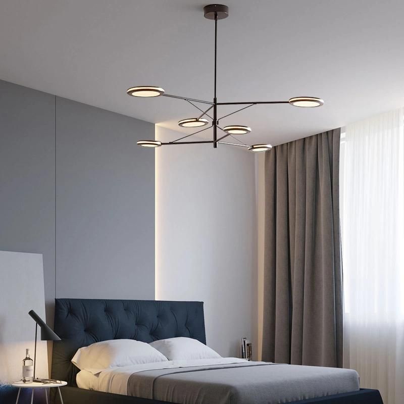 Metal Black Ceiling Lamp Pendant Lamp Living Room Lamp Chandelier Restaurant Lamp