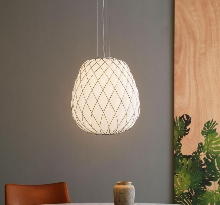 Dlss Modern Glass Art Indoor Decorative Pendant Light