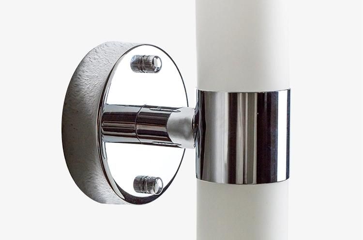 Modern Decorative Bedside Glass Wall Lamp Light with Metal Cover
