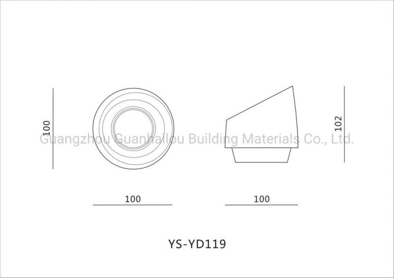 LED Spot Light of Gypsum Frame for Home Decoration (119)