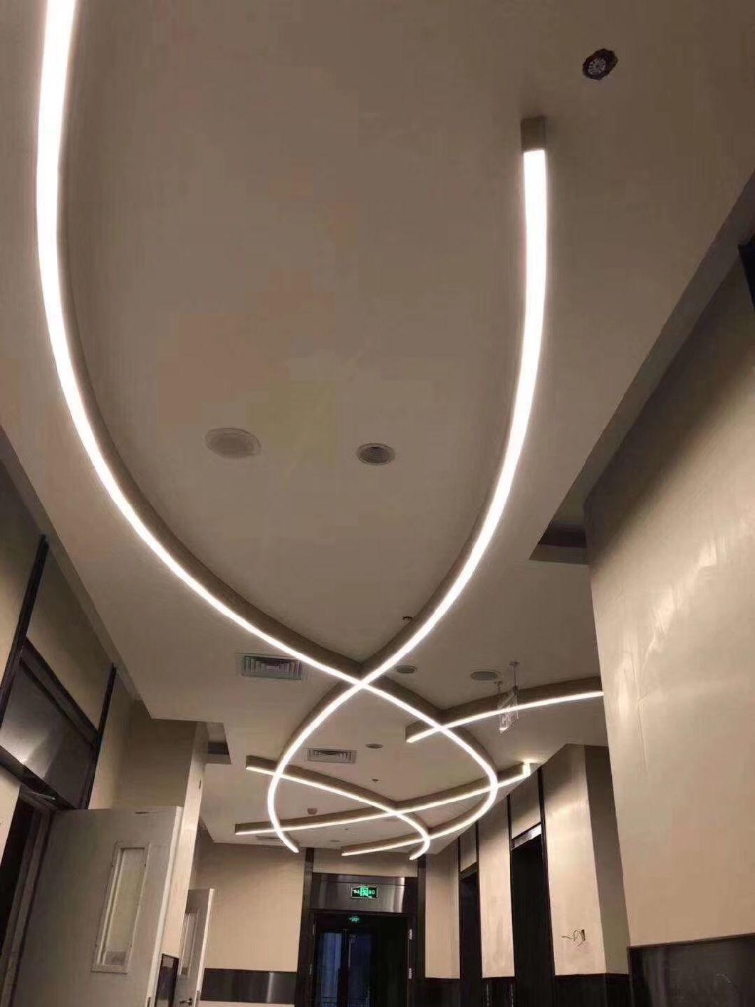 Alu Gypsum Strip LED Channel LED Plaster Profile Recessed Drywall LED Aluminum Profile for Ceiling Wall