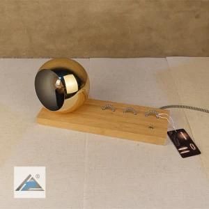 Bamboo Table Light with Globe Metal Shade (C5007393-2)