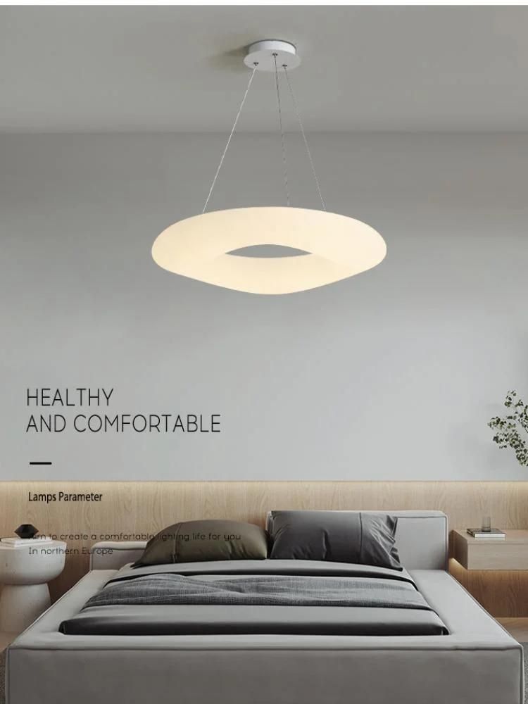 Nordic Pendant Lights Dining Living Room Chandelier Bedroom Decoration Ring Chandelier (WH-GP-58)