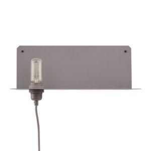 Modern Grey Bedroom Wall Light with E27 Light Cord