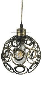 Discount E26 Cheap Bronze Vintage Rustic Globe Pendant Lighting Fixtures for Living Room, Bar