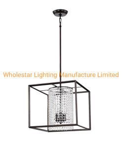 Metal Pendant Light with Crystal Shade (WHG-164)