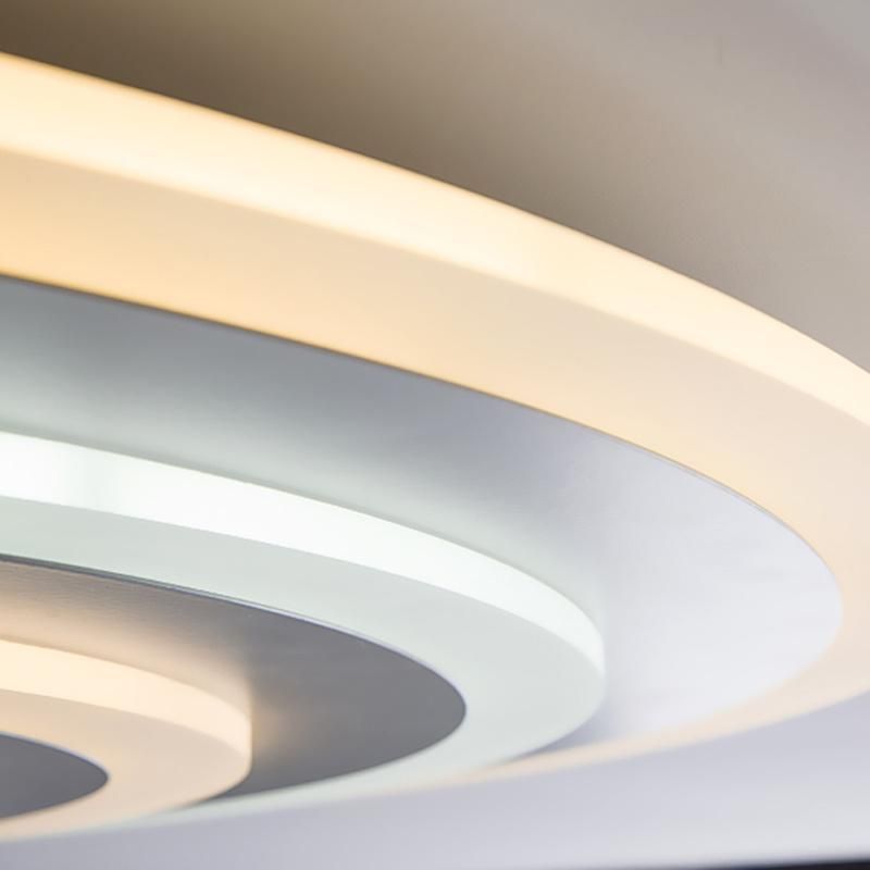 Creative Round Ceiling Light Simple Warm Bedroom Light Living Room Lamp LED