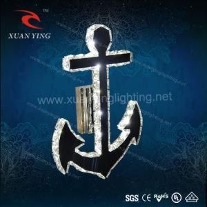 Modern Design 24W Anchor Shape LED Crystal Wall Light