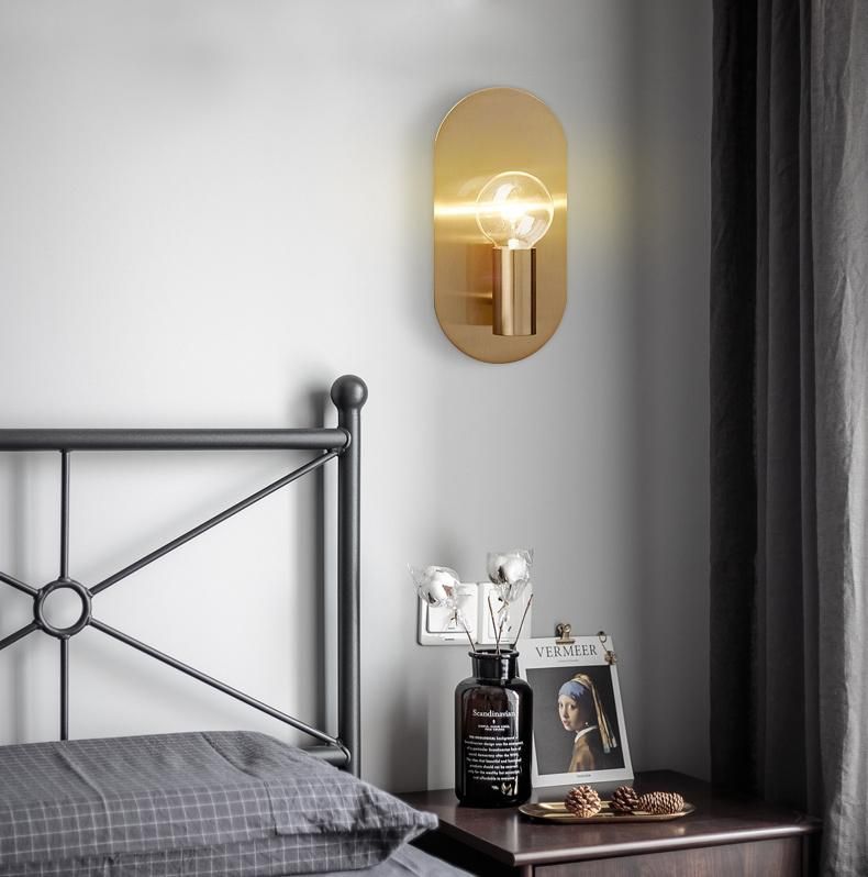 Home/Hotel Bedside Modern Brass Wall Sconce Wall Light