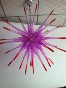 Special Design Pink Hand Blown Glass Chandelier (BGC20149)