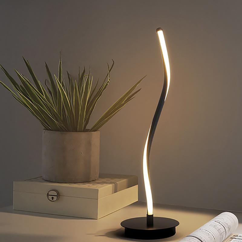 Line Shade Industrial Style Modern Design Table Lamp Desk Lamp