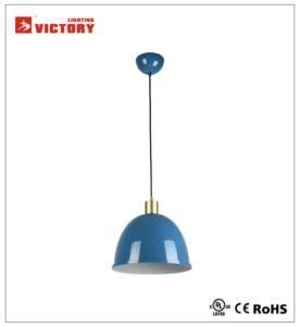 Modern Indoor Decoration Round Blue Hanging Pendant Light