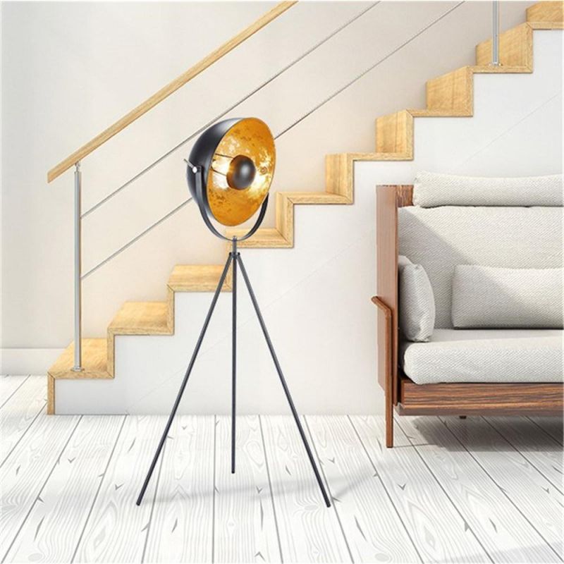 Industrial Vintage Floor Lamps for Living Room Home Decor Photo Studio Fill Light Standing Lamps for Bedroom Bedside Lamps