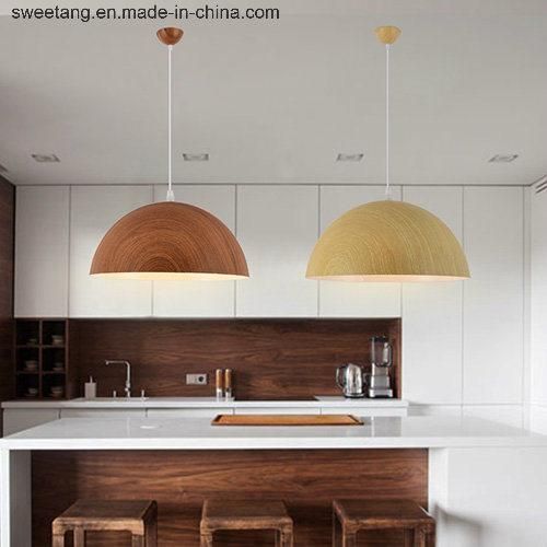 Modern Indoor Lighting Chandelier Pendant Light with Wood