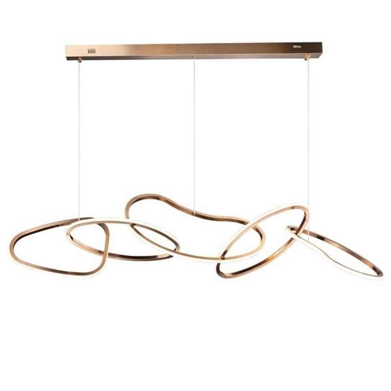 Ribbon Shape Artistic Pendant Lamp Chandelier Dining Room Lamp Bedroom Lamp