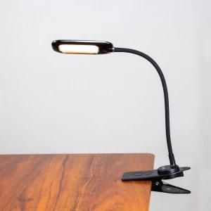 LED Table Lamp with Clip, Eye-Care Dimmable Light