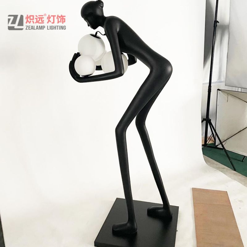 Modern Art Sculpture Lighting LED Artist Statue Lighting