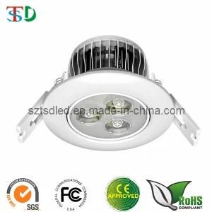 CE Approved Fin Heat Sink 3W LED Ceiling Light(TD-FCLWW3-3)