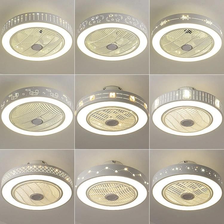 New Design Modern Decorative Ceiling Fan Light with Remote Control LED Ceiling Fan with Light