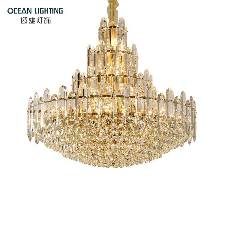 Luxury Crystal Iron Chandelier 1883X