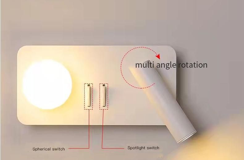 Indoor Design Wall Light Simplicity LED Lamp for Studyroom, Bedroom, Guestroom