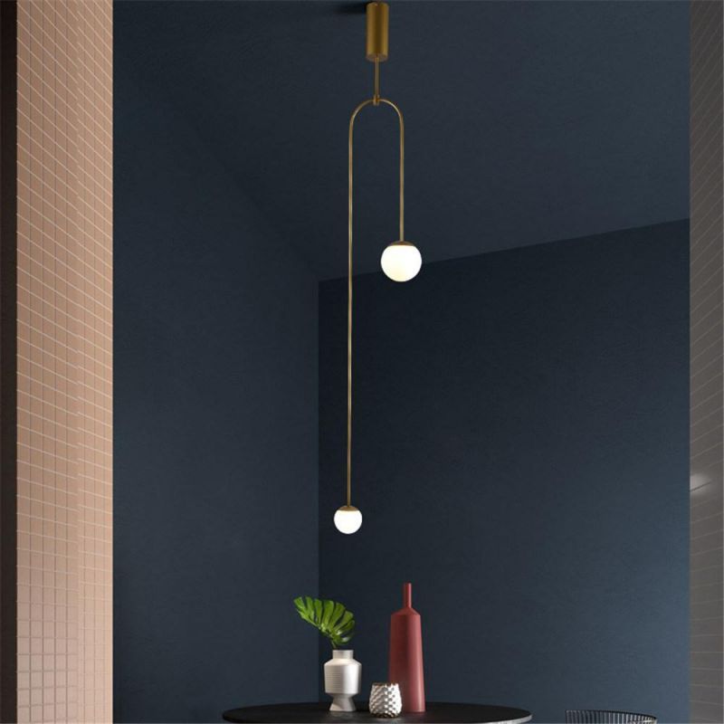 Interior Suspension Opal Glass Pendant Lamp for Wedding Decoration