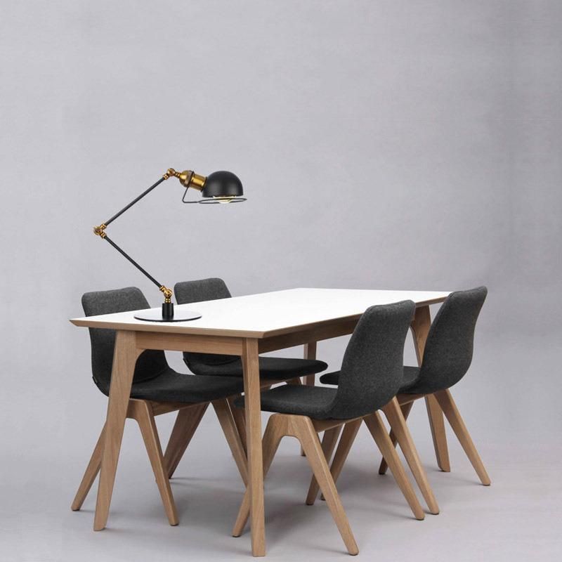 Adjustable Swing Arm Vintage Bronze Iron Desk Reading Light Industrial Table Lamp