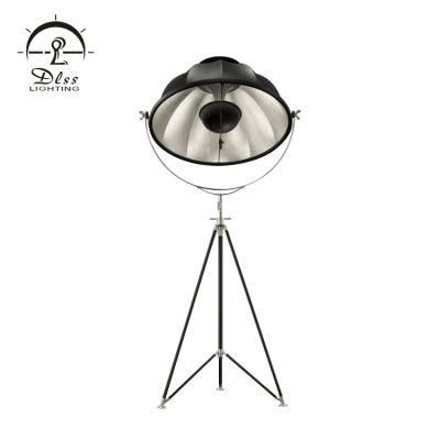 Retro Industrial Tripod Standing Light Three Legs Umbrella Floor Lamp