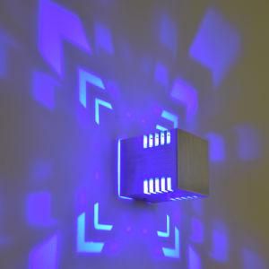 Square Interier Blue LED Wall Lighting