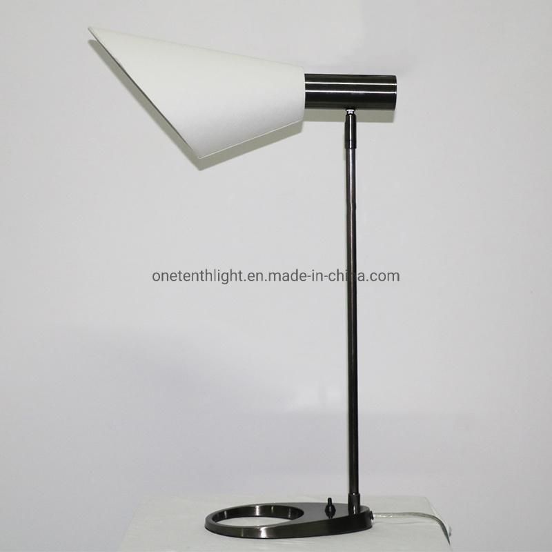 Metal Base and Fabric Shade Table Lamp