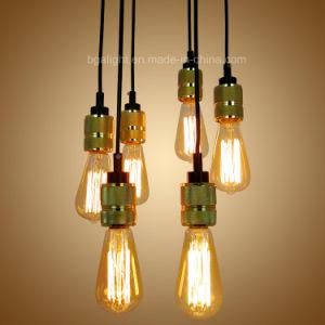 E27/E26 Artistic Linen Classical Suspenstion Light with Metal