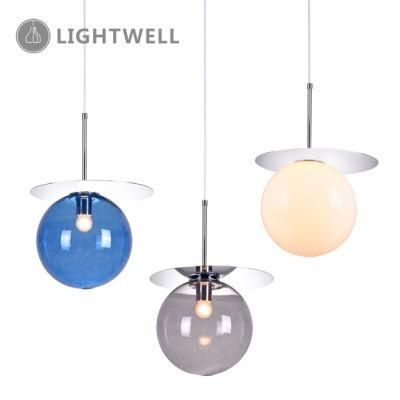 Modern Fashion Indoor Ball Glass Pendant Hanging Lamp