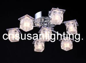 Modern LED Crystal Ceiling Light (MX8222/6+1)