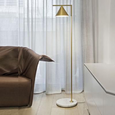 Post Modern Home/Hotel Bedroom Standing Light Floor Lamp Finished in Brush Bronze Plated