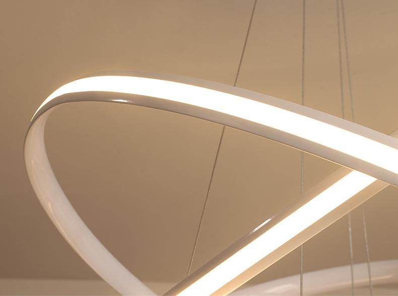 Living Room Bedroom Ring Chandelier Modern Lamp Modern Chandelier