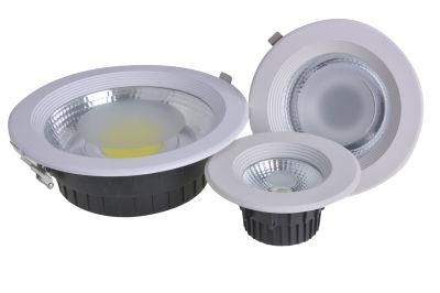 High Quality Hotel Home Restaurant Isolated Driver Recessed Ceiling 12W Anti-Glare RGBW LED COB Spotlight Panel Light Downlight