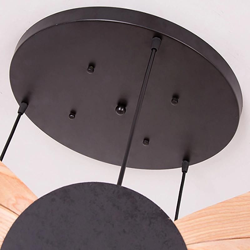 Floral Wooden Creative Chandelier Restaurant Mall Dining Room Pendant Lamp