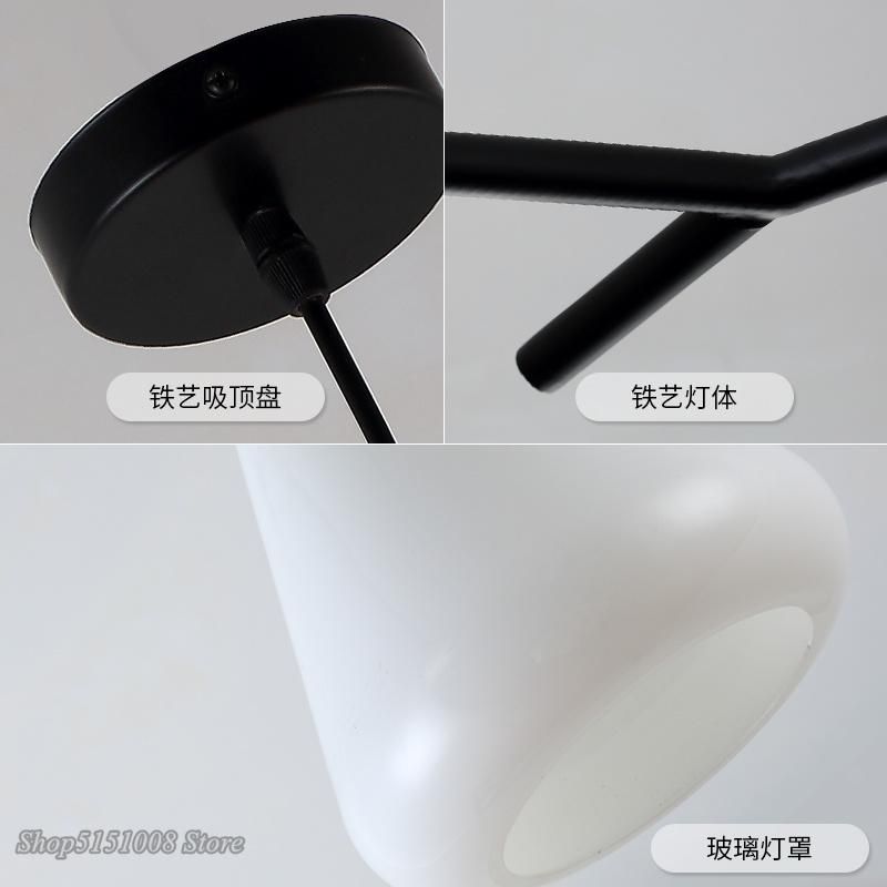 Modern LED Boughs Color Glass Pendant Lights Creative Lamp Indoor Decor Glass Pendant Light (WH-AP-231)