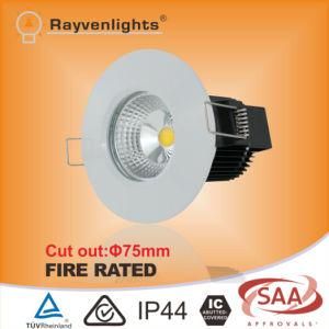 7W Citizen / Epistar Fire Rated COB Downlight with 75mm Cutout