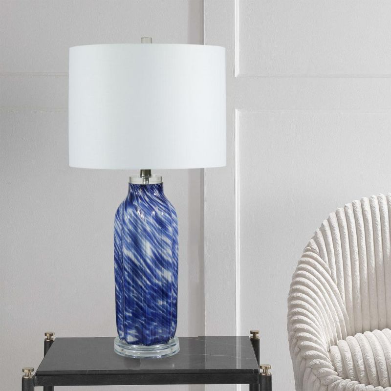 Light Luxury Table Lamp American Italian Model Room Hotel Designer Master Bedroom Bedside Table Lamp Duobao Fish Ceramic Table Lamp Floor Lamp