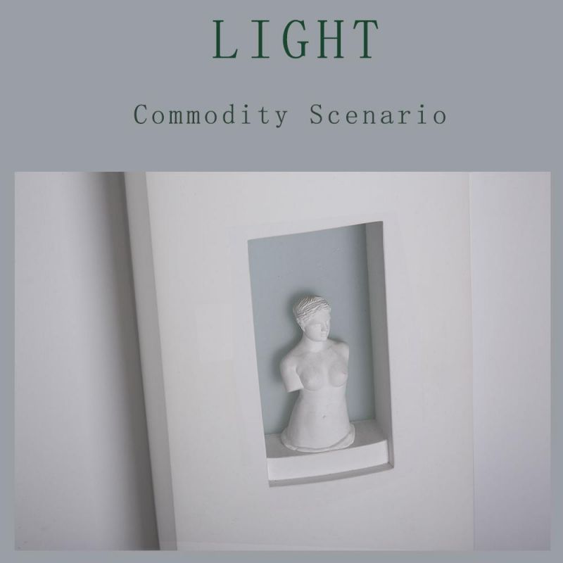 Modern Simple Home Decoration Lighting Creative Sculpture Gypsum Wall Lamp