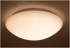 Residential Opal Glass Warm White LED 12W Flushed Mounting Ceiling Lamp