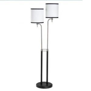 Double Lamp Shade Floor Lamp for Hotel Decor